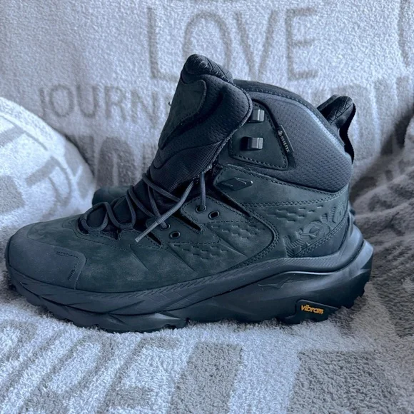 Hoka One One Kaha 2 High Gore-Tex Black - 1123155-BBLC Sz 10 NWT - Picture 1 of 11